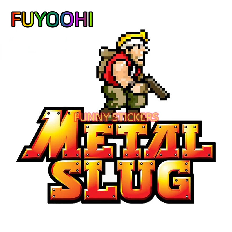 FUYOOHI Metal slug Car Stickers Vinyl Decals Windshield Waterproof Surfboard Sunscreen Custom Printing