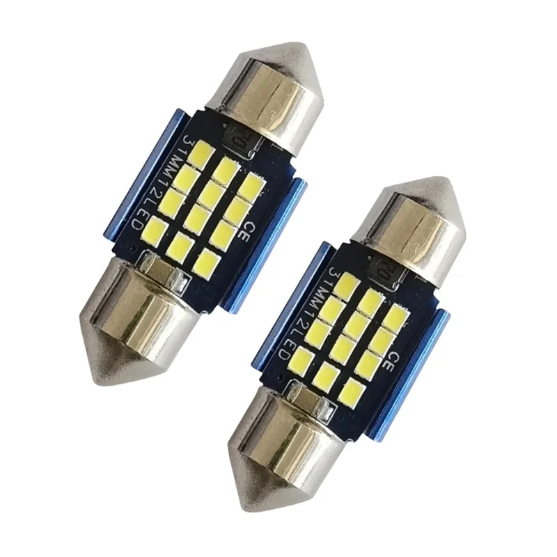 Decorative led bulb 12SMD CANBUS 31mm sofit bulb white/LAAM868