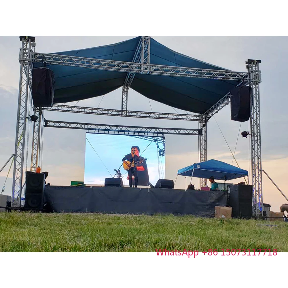 

P4.81 Открытый светодиодный экран Сценический фон Открытая светодиодная стена для концерта