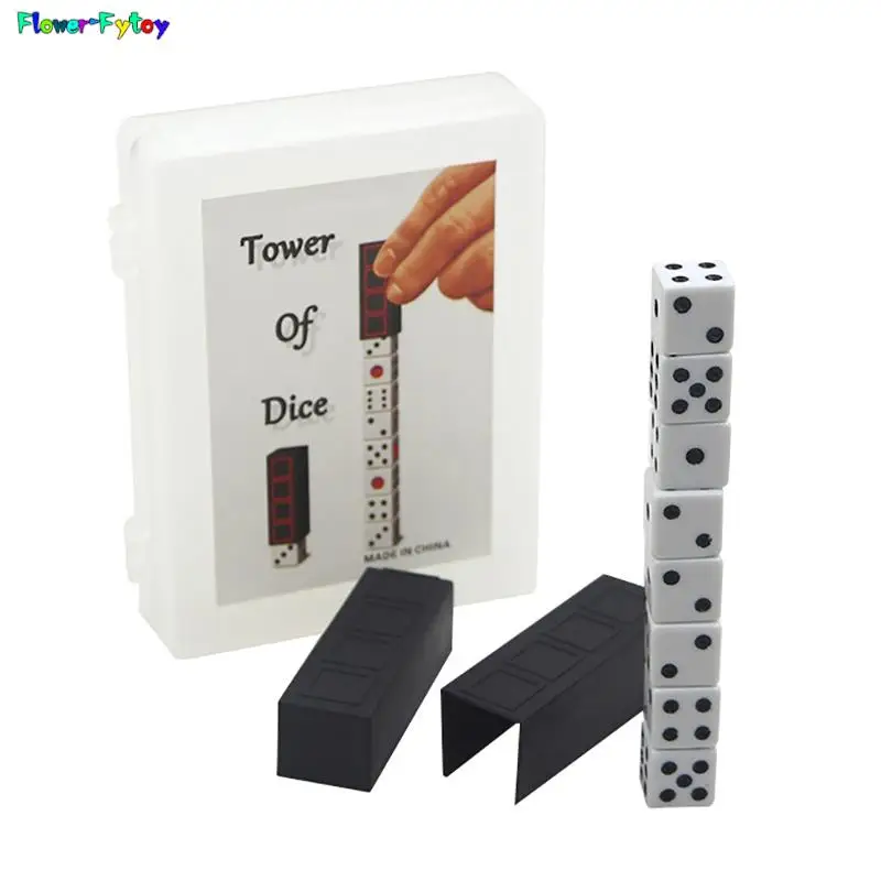 Tower of Dice - Close Up Magic / Magic Tricks Gimmick Illusions Magician Dice Appearing Vanishing Fun Easy To Do