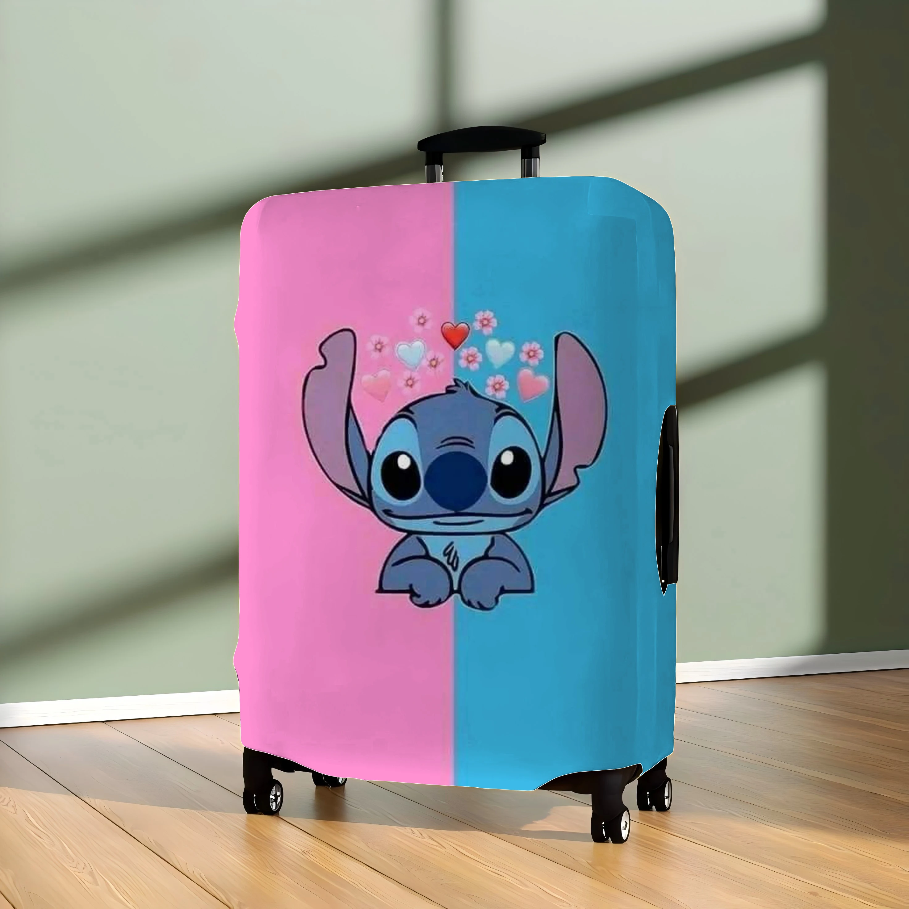 Stitch Traveling Storage Bag Suitcase Cover Protector Disney Luggage Covers Trolley Case Travel Accessories For Protective Suit