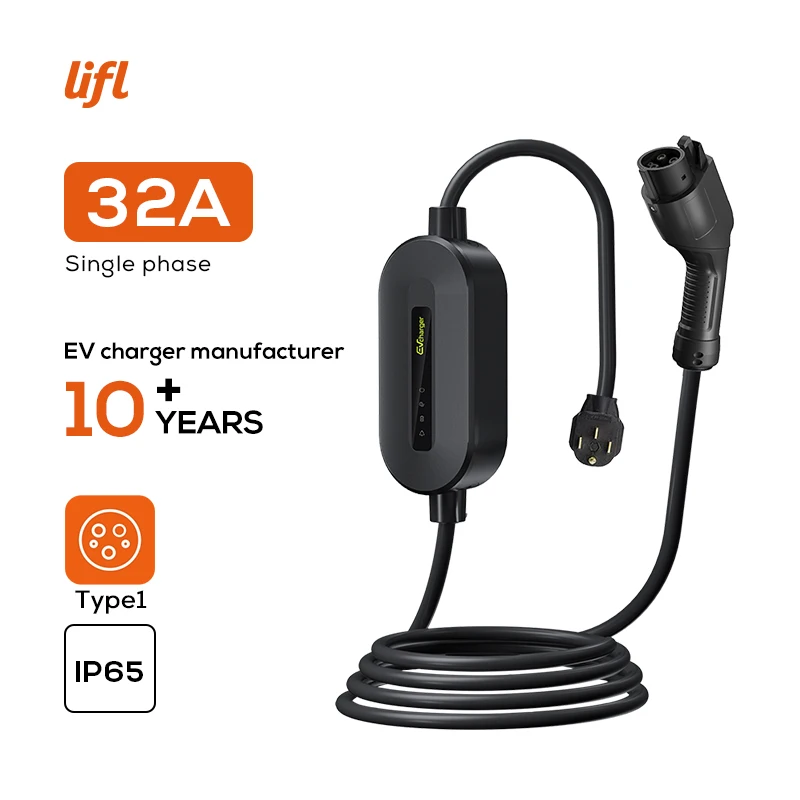 

7KW Non-Screen Electric Vehicle Charging Station Mode 2 Home Charger for European National And American Cars