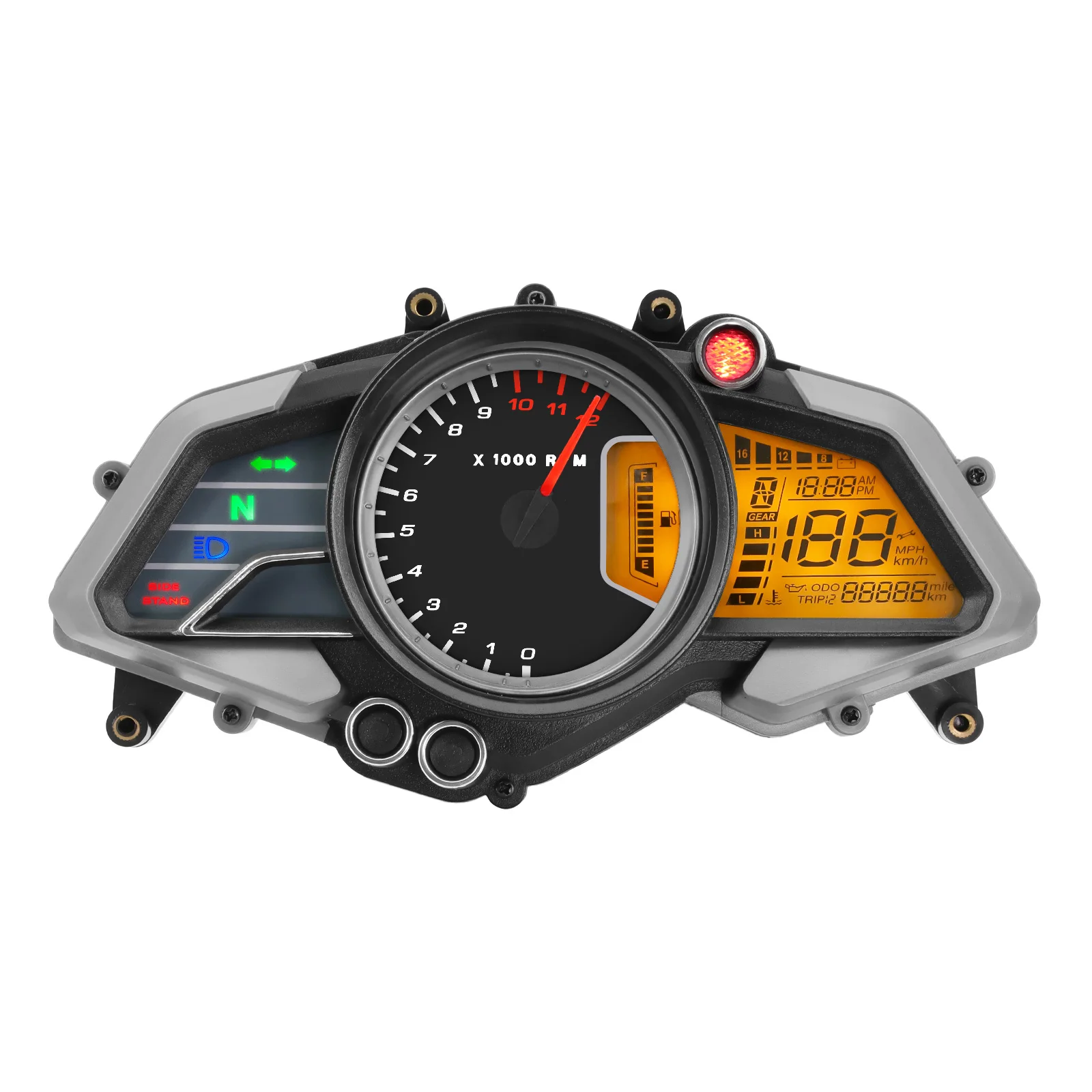 Velocímetro Digital LED para Motocicleta, Instrumento para Bajaj Pulsar RS 200 2015-2016 DT402408 PULSAR 200 RS
