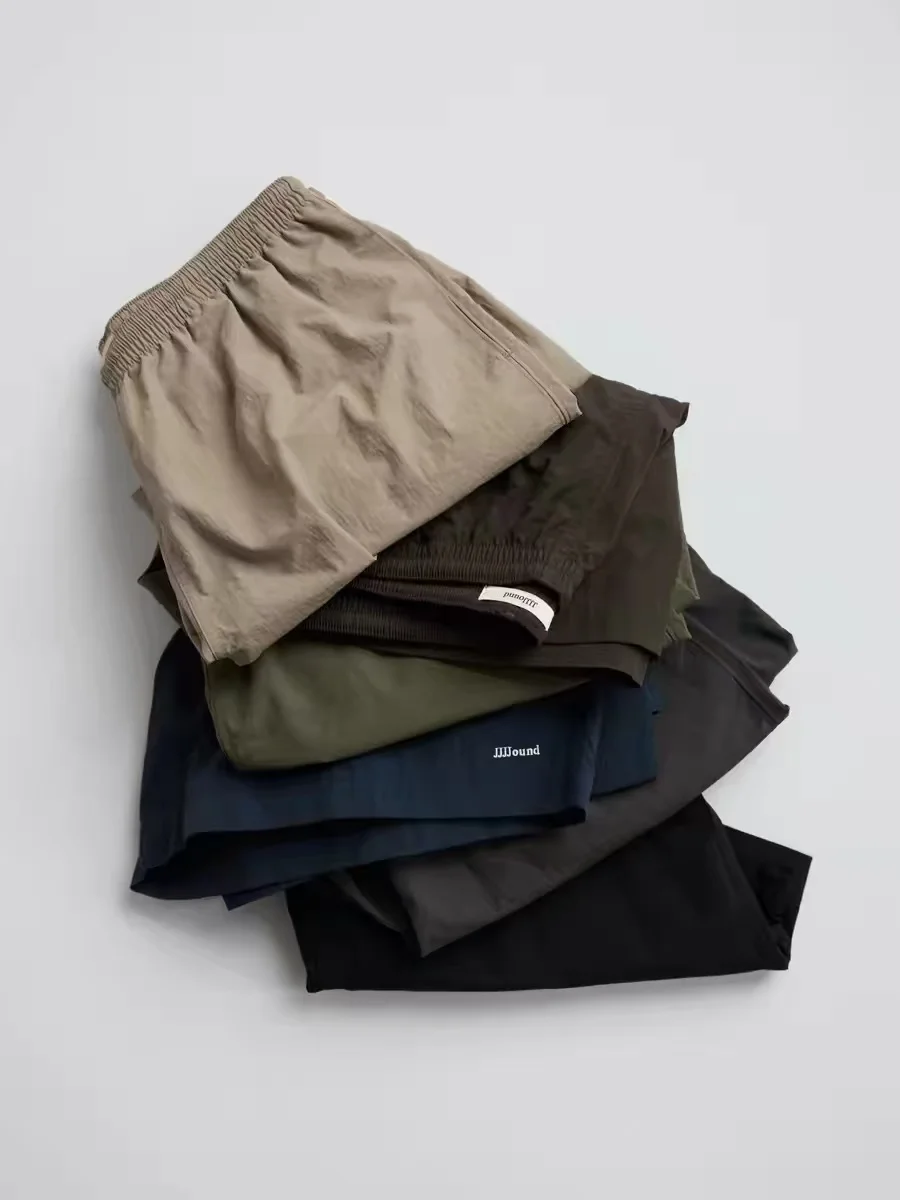 JJJound American Minimalist Casual Five-Point Nylon Shorts Quick Dry Sport Pants Men's And Women's Knee-Length Shorts