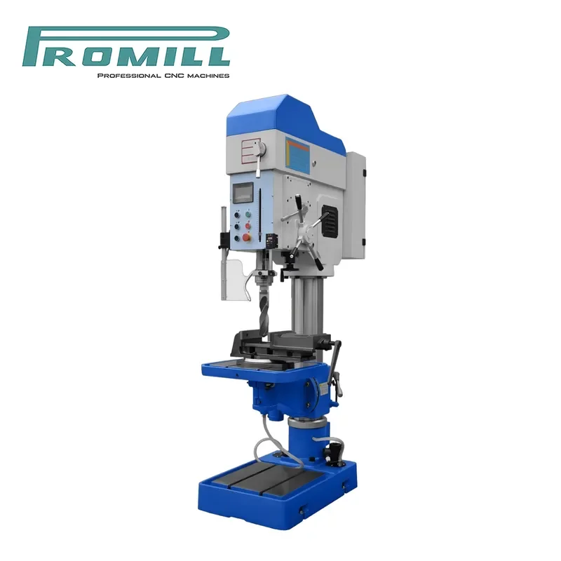 HCY Promill 50mm Vertical Column Drilling Machine ZWB5050 Spindle Auto Feeding Threading Function High Spindle Rigidity MT5
