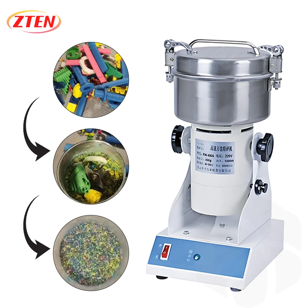 

Zten Universal Crusher ﻿Plastic Mineral Soil Herbal Plant Crushing FW100 FW400A Laboratory High Speed Smashing Machines