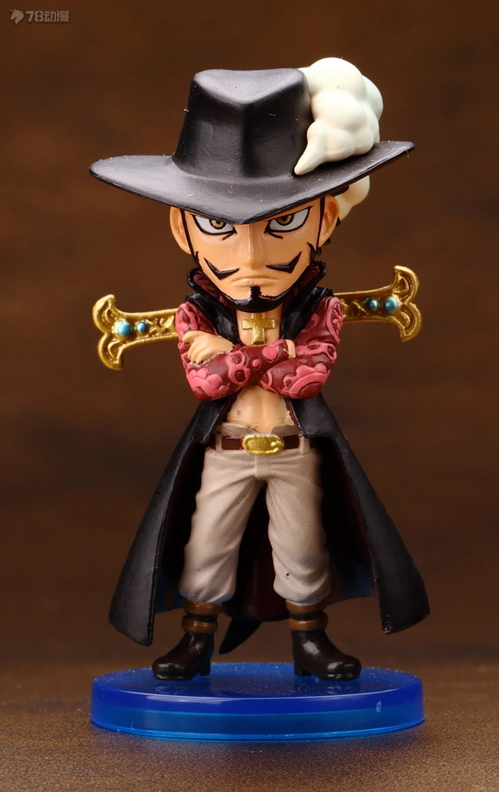 One Piece Anime Figure Toy, Oka Shichibukai Figure, Matquixote, Doflamingo Marshall D Teach, Dracule ata Hawk, Bartholemew Model Gift, 8Pcs