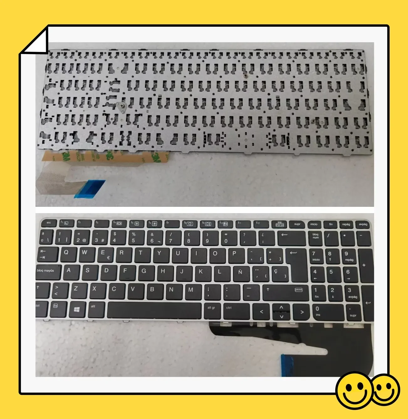 

SP Keyboard for HP Elitebook 850 G5 855 G5 750 G5 755 G5 750 G6 755 G6 zbook 15u G5 G6 non-backlit Teclado en español