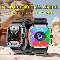 PGD new smart watch 4G full network Android system 2.03-inch 8GB+128GB SIM card dual camera wifi GPS waterproof NFC