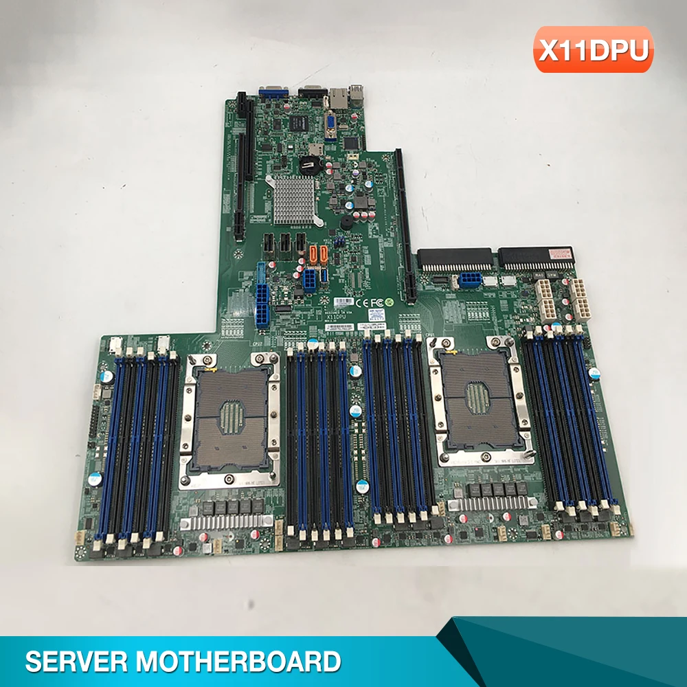 

X11DPU For Supermicro Server Motherboard 2nd Gen Xeon Scalable Processors Dual Socket NVMe x4 PCI-E 3.0 LGA-3647 DDR4