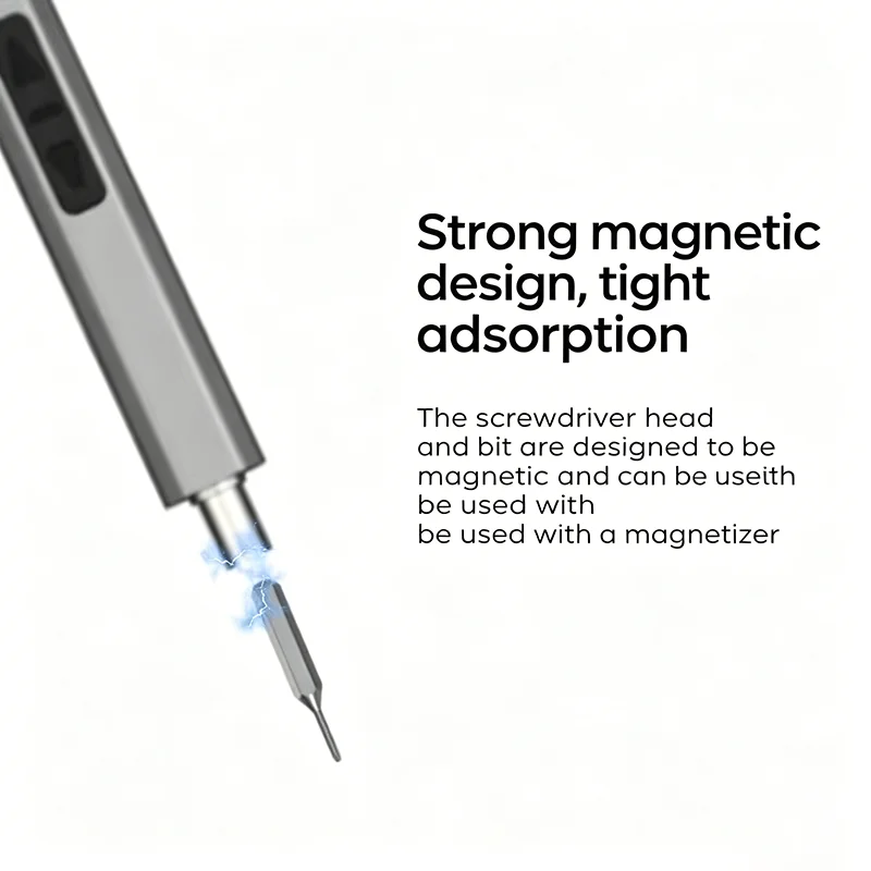 20 in 1 Precision Screwdriver Set with Aluminium Alloy Handle Highly Hardened Metal Bits Swivelling Design Disassembly Kit ﻿