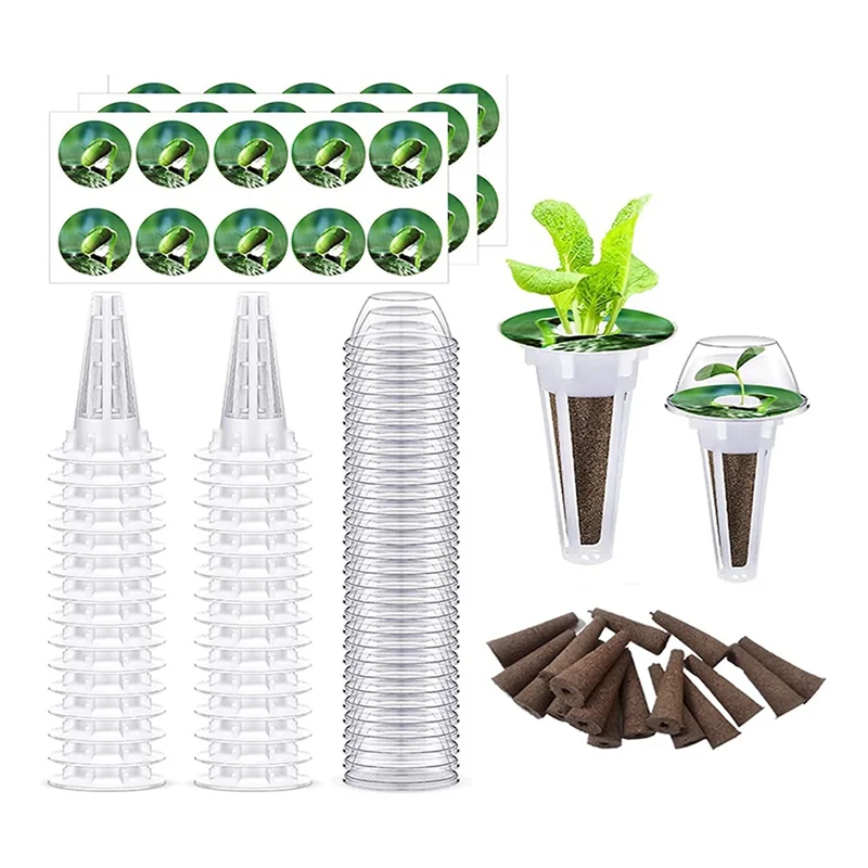

24PCS Seed Pod Kit For Aerogarden, Hydroponics Grow Anything Kit Garden Seed Starting System Indoor Hydroponics Supplies-AT35