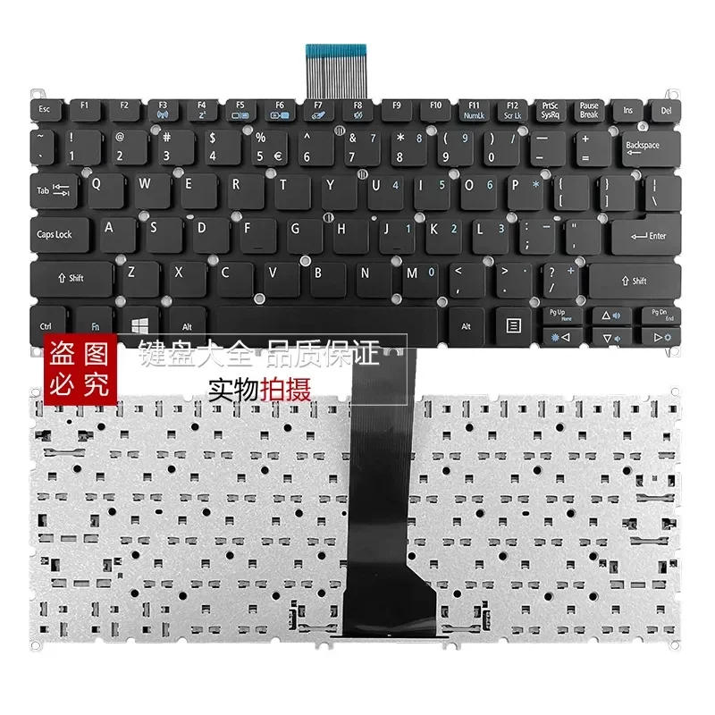 Keyboard for Acer Travelmate B115-M B116-M B116-MP P236-M P238-M Laptop Replacement US Layout Black