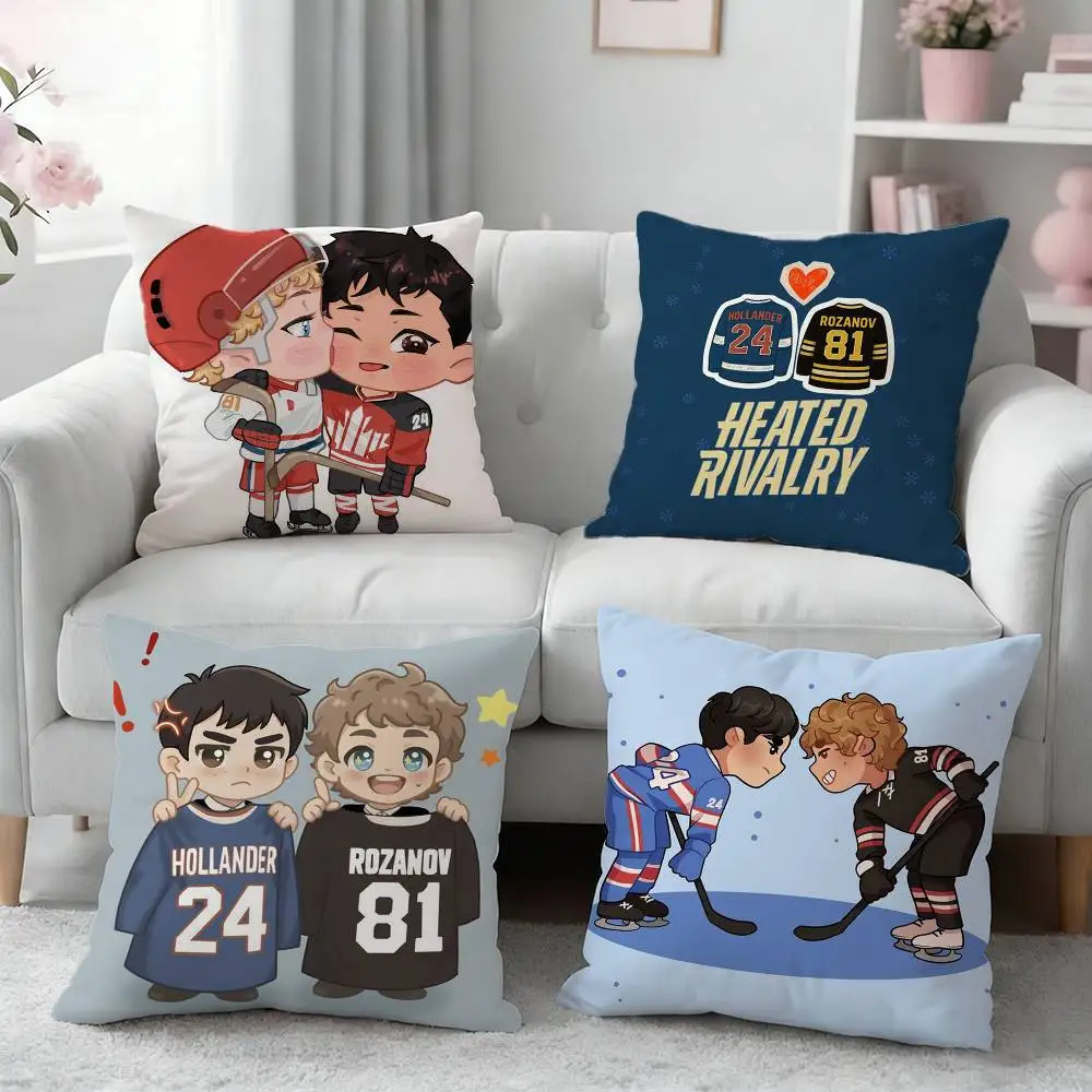 

TV H-heated Rivalry hot Pillow Case Pattern Printed Pillowcase For Living Room Sofa Cushion Cover