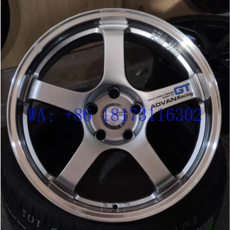 Hot Chrome 15-inch 16-inch 17-inch 18-inch 19-inch five-star GT modified wheels for all seagulls Shadow Leopard Civic Crown view 6