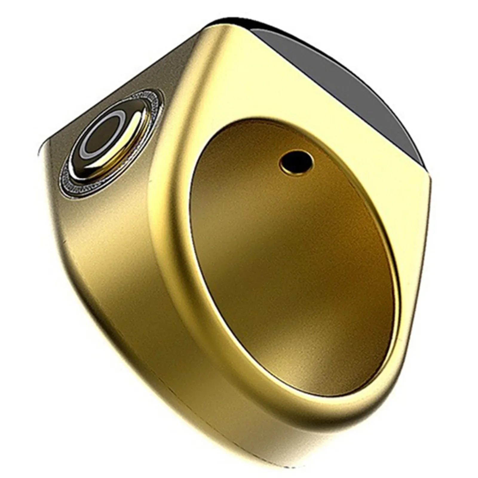 

Kirsite Smart Ring Prayer Buddha Sutra Counter Display Screen Bluetooth Electronic Time Reminder Charge Bracelet Phone APP Rings