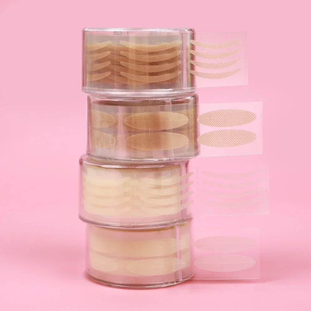 Adesivo invisível auto-adesivo pálpebra dupla, Natural Eye Lift Stripe, maquiagem bege, fitas em forma de azeitona