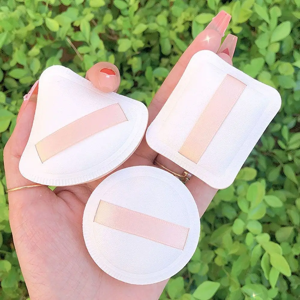 Oil Control Air Cushion Powder Puff Long-lasting Triangle Round Rectangle Shaped Cosmetic Puff Reusable Dry And Wet Dual Use