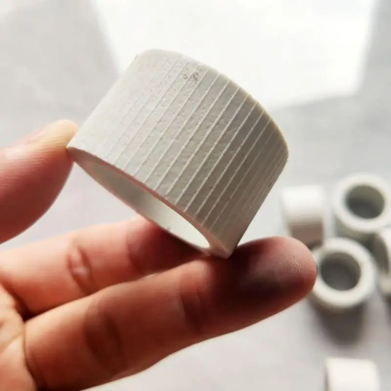 37ME Ceramic Aquarium Plant Rings For Decoration with Basket and Cotton Fillers