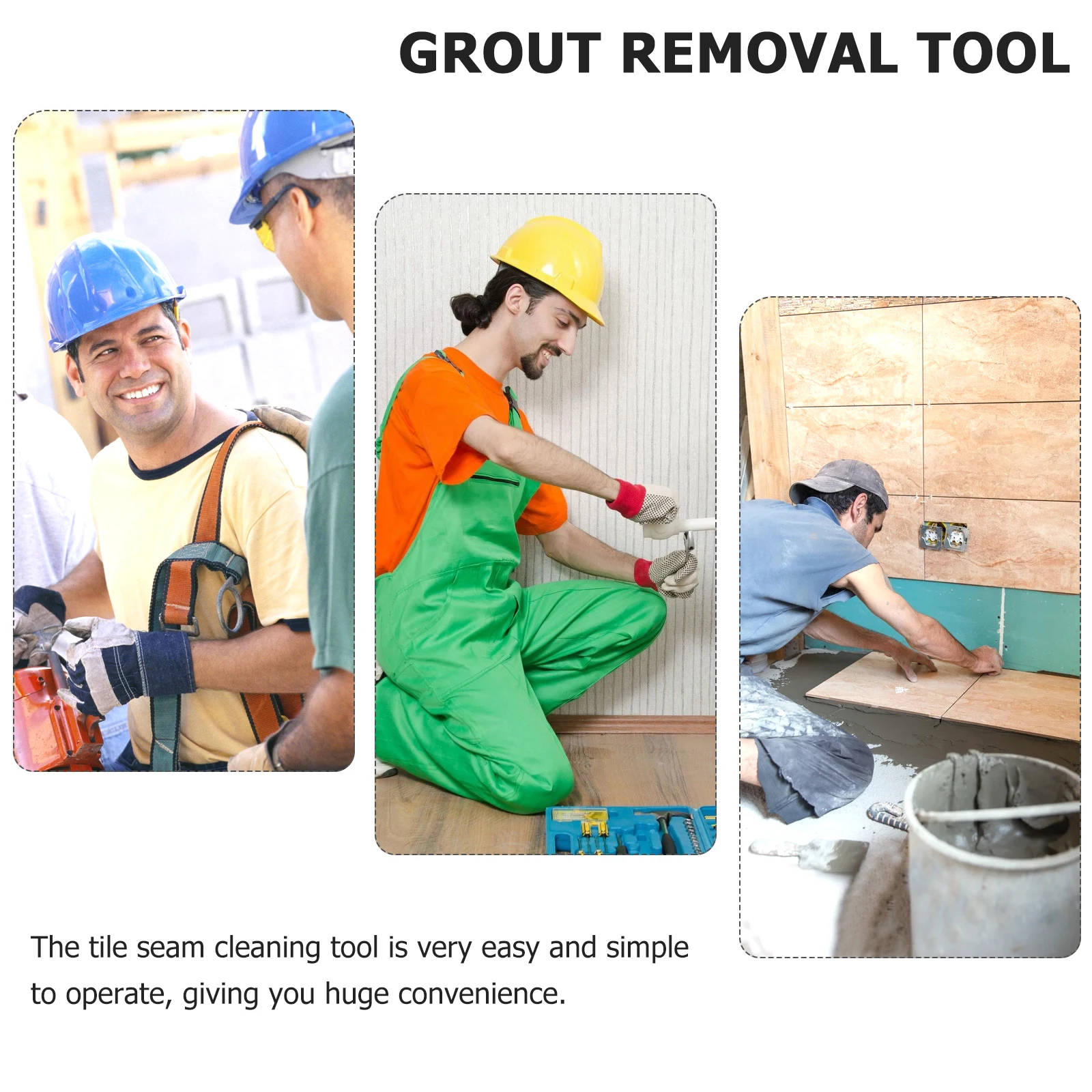 

Seam Sealant Tools Caulking Remover Plastic Grout for Tile Removal Reusable Scraper