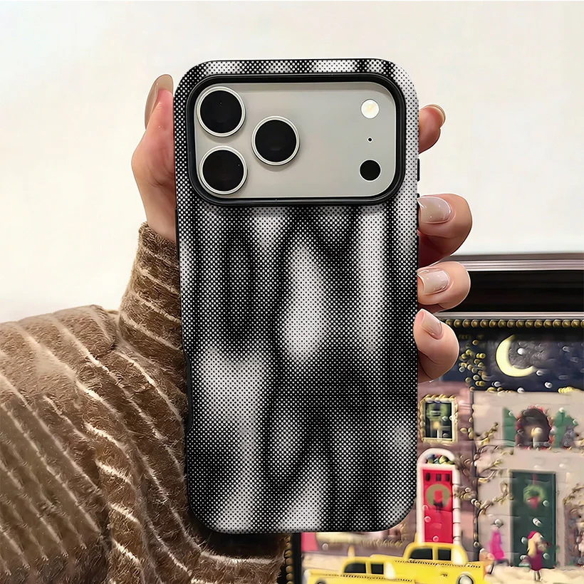 

Luxury dark rendering style pattern Phone Case for iPhone 17 16 15 14 13 12 11 Pro Max Air Plus Luxury Double-layer Back Cover