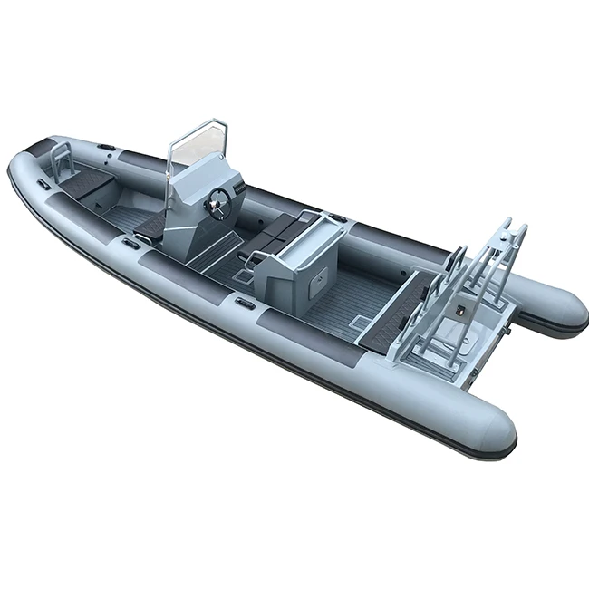 البناء الثقيلة 23ft RHIB700 الألومنيوم بدن أوروبا باترول قارب RIB قابل للنفخ هيبالون/PVC لأعماق البحار