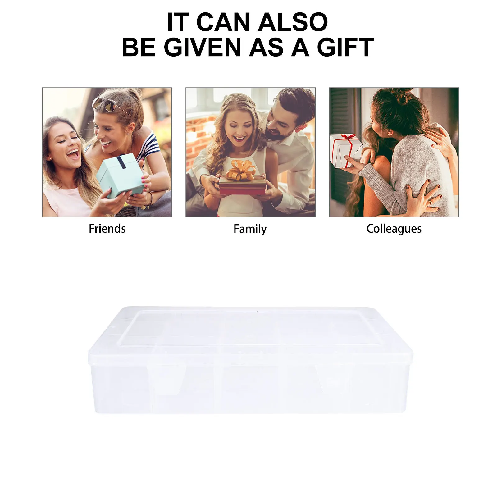 

Compartment Divider Organizer Box 15 Grids Adjustable for Small Things Jewelry Craft Gift Storage Compartment Box