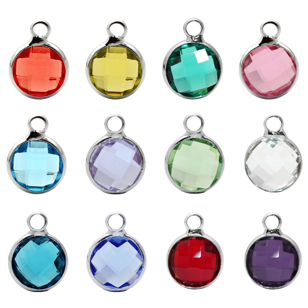

12 шт., натуральный кристалл, камень, горный хрусталь, кулон разных цветов для изготовления ювелирных изделий, ожерелье, сделай сам, подарок для скрапбукинга