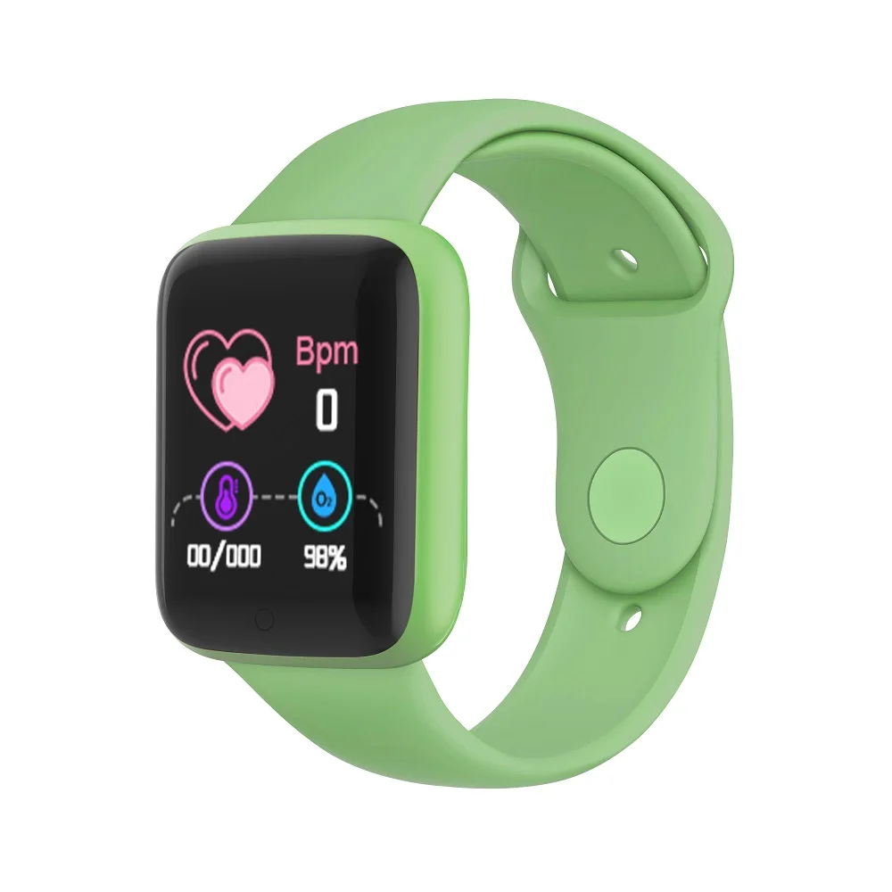 Connected Watch Child Children Smart Watch Women Fitness Tracker Sport Heart Rate Monitor Wristwatch Y68 Boy Girl Kids Watches