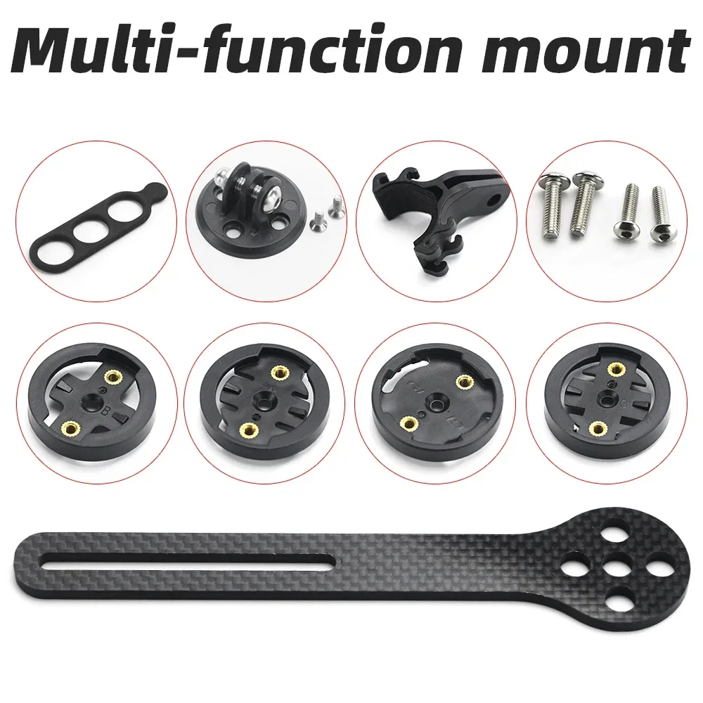 No Logo Road Bike Full Carbon Fiber Internal Cable Integrated Bicycle Handlebar Cockpit For 360mm-380mm With Mountn,Spacers