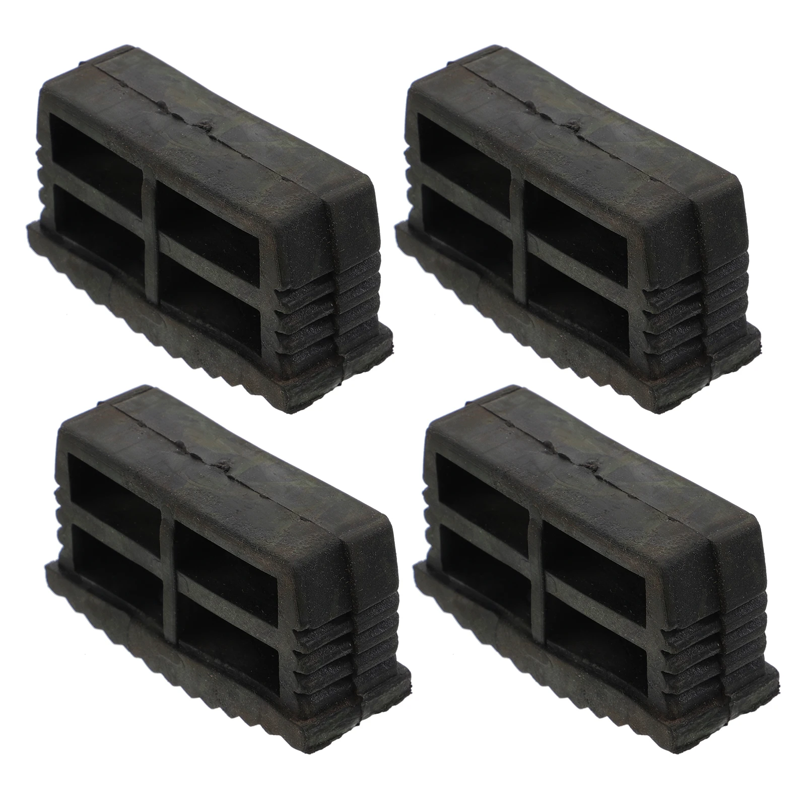 

4pcs Non-slip Rubber Pads for Ladder Feet Covers Thick Durable Heat Resistant Construction Tools Floor Protection