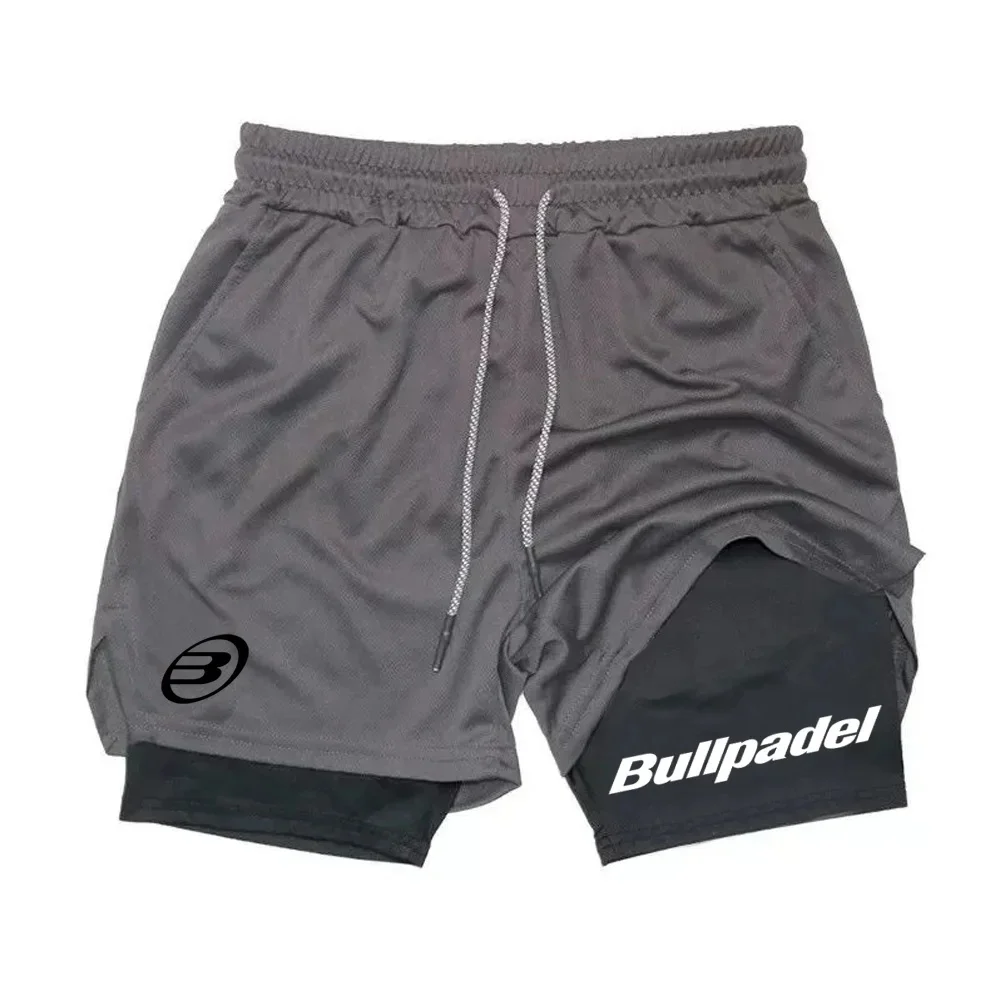 New Men's Padel Sport Shorts Summer Male Breathable Tennis Quick-Drying Badminton Trousers Outdoor Running Sportwear