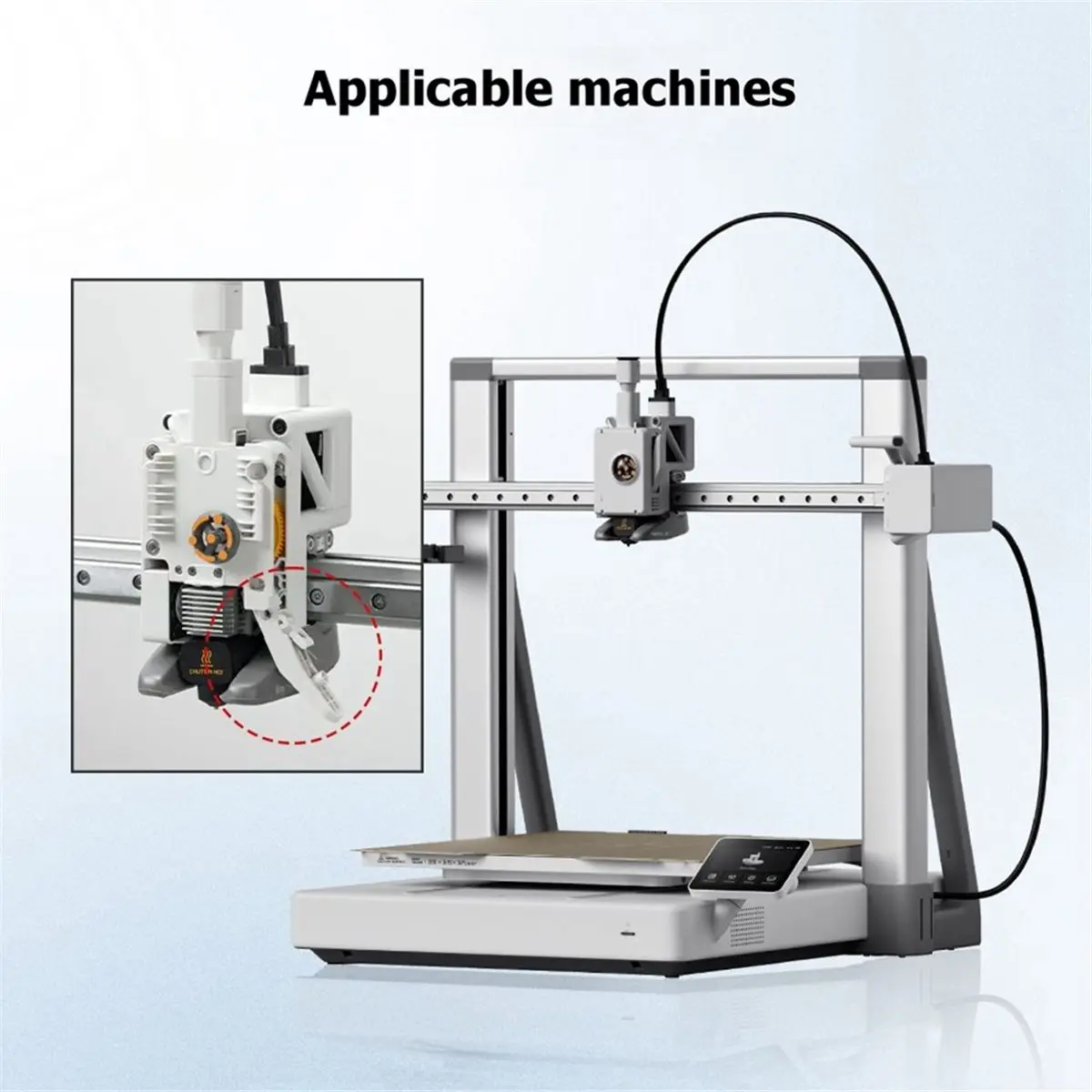 2 Sets Filament Cutter Lever Replacement Push Cut Filament Handle for A2L Series 3D Printer Accessories