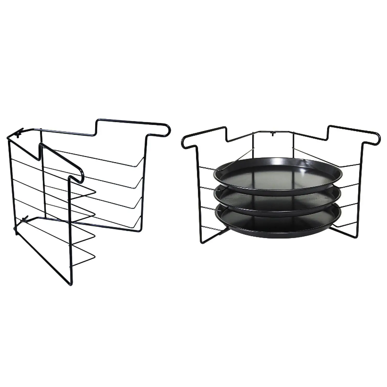 Pizza Pan Stand, Side Dish Holder for , Sturdy and Stable Multi-Level Kitchen