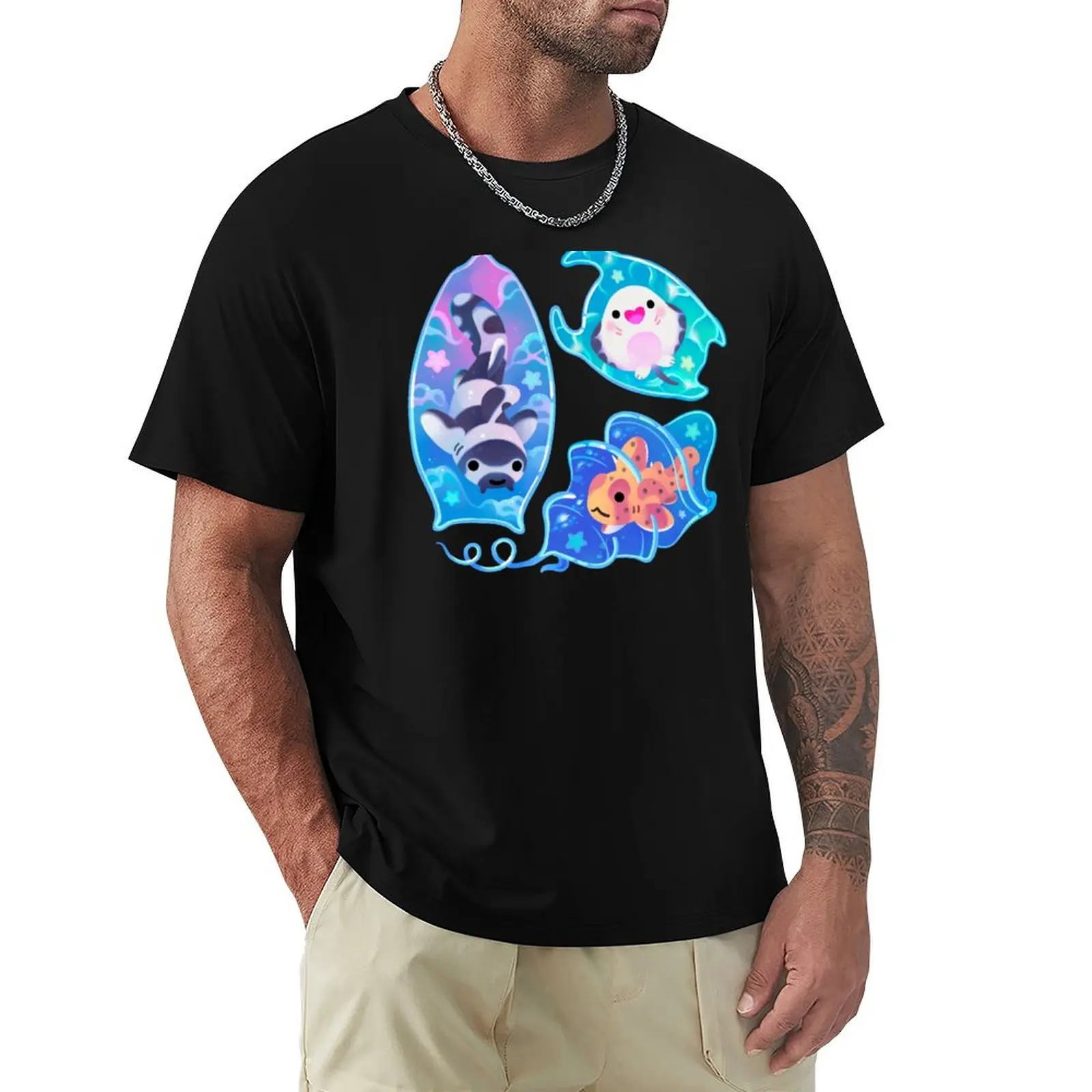 

Mermaid's purse (shark egg) - bright T-Shirt Minimalist Plain Crew Neck T-Shirt