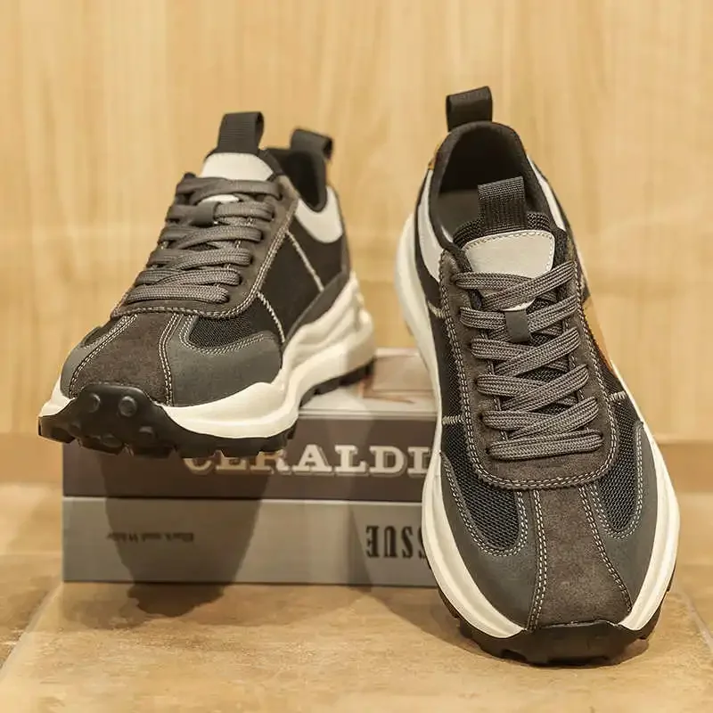 

Черные модельные туфли из искусственной кожи с нескользящей подошвой, мужские вечерние туфли на каблуке, брендовые роскошные кроссовки, спортивные портативные китайские туфли