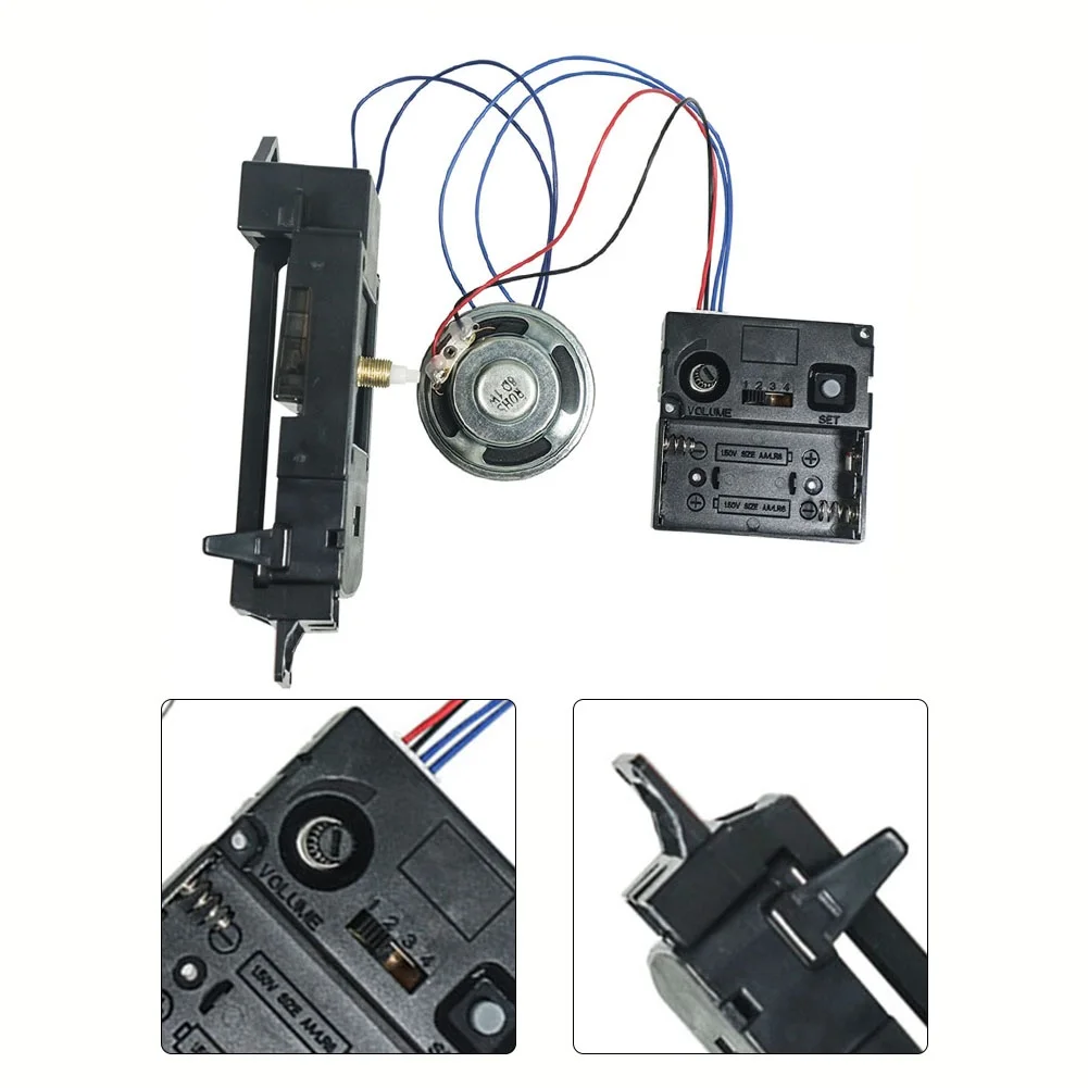 Clock Panels Movement Kit Package Content Clock Movement Kit Music Box Pointers Adjustable Volume for frameless Paintings