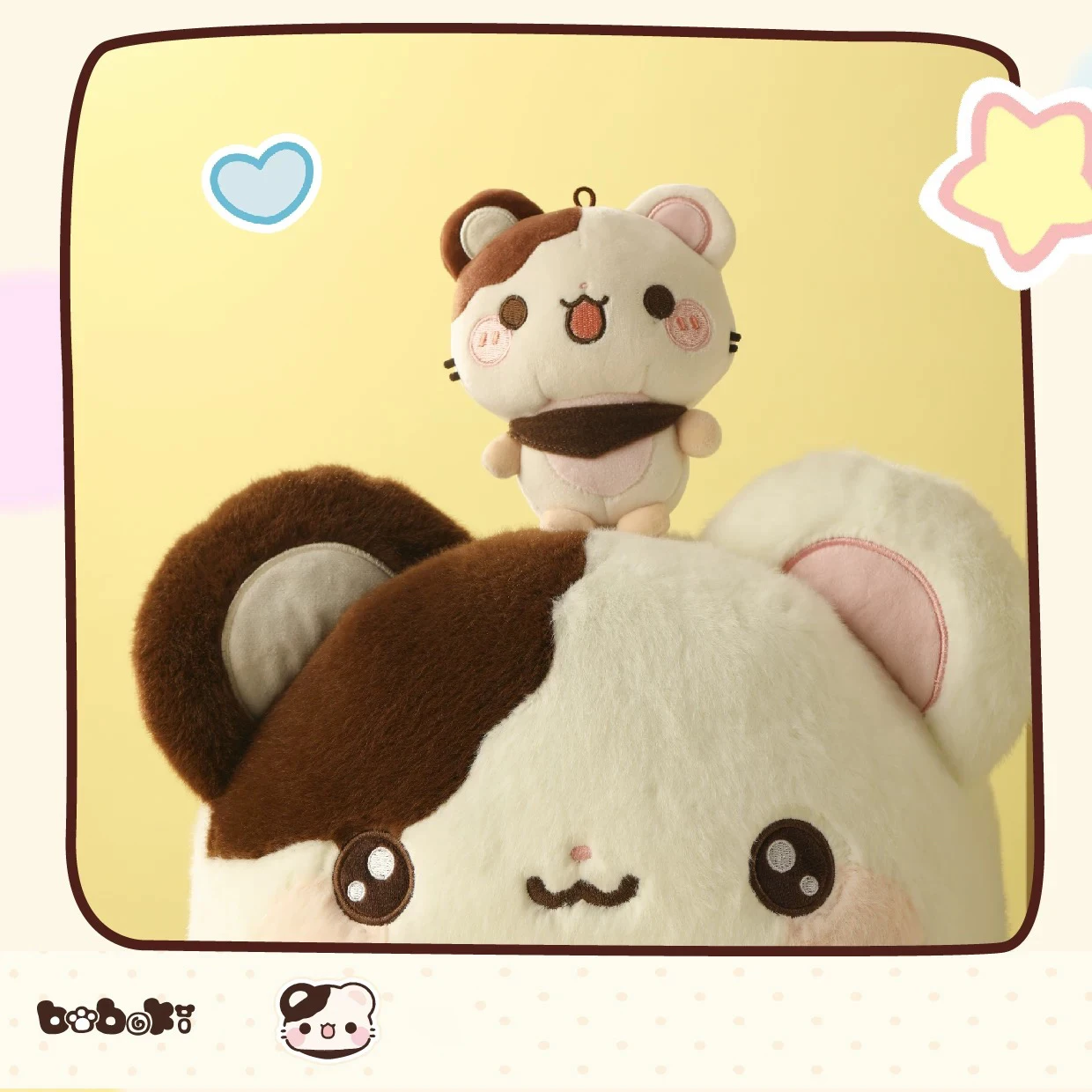 Boboki Original de 11cm, colgante pequeño súper suave, bolso bonito, juguete de moda, serie coleccionable, llavero, adorno decorativo