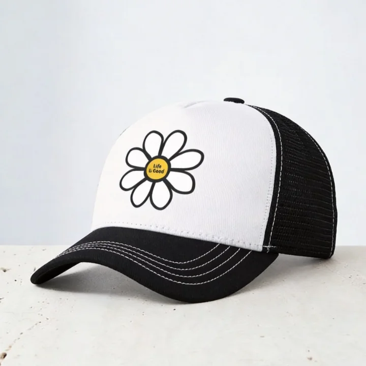 

little Daisy Baseball Cap Fashion Women Men's Adjustable hat summer Mesh Breathable Snapback Hats