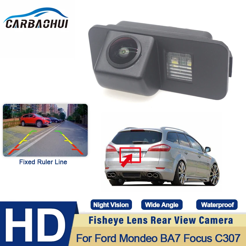 

Car Rear View Camera Reverse Parking Night Vision CCD Full HD Waterproof For Ford Mondeo BA7 Focus C307 Rearview Camera