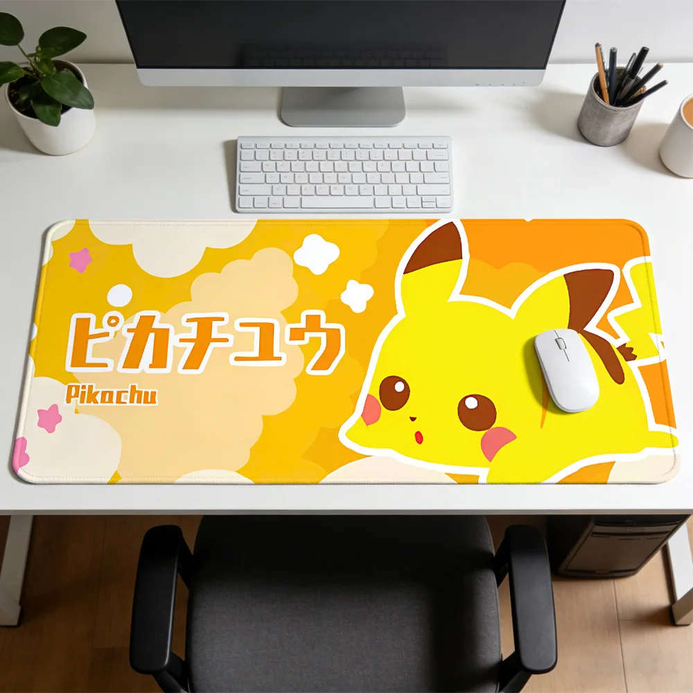 

BKM-Po-ke-mons Professional Mousepad Gamer Mousepads Gaming Mouse Mat Desk Mats Mechanical Keyboard Non-slip Pad Big Mousepepad