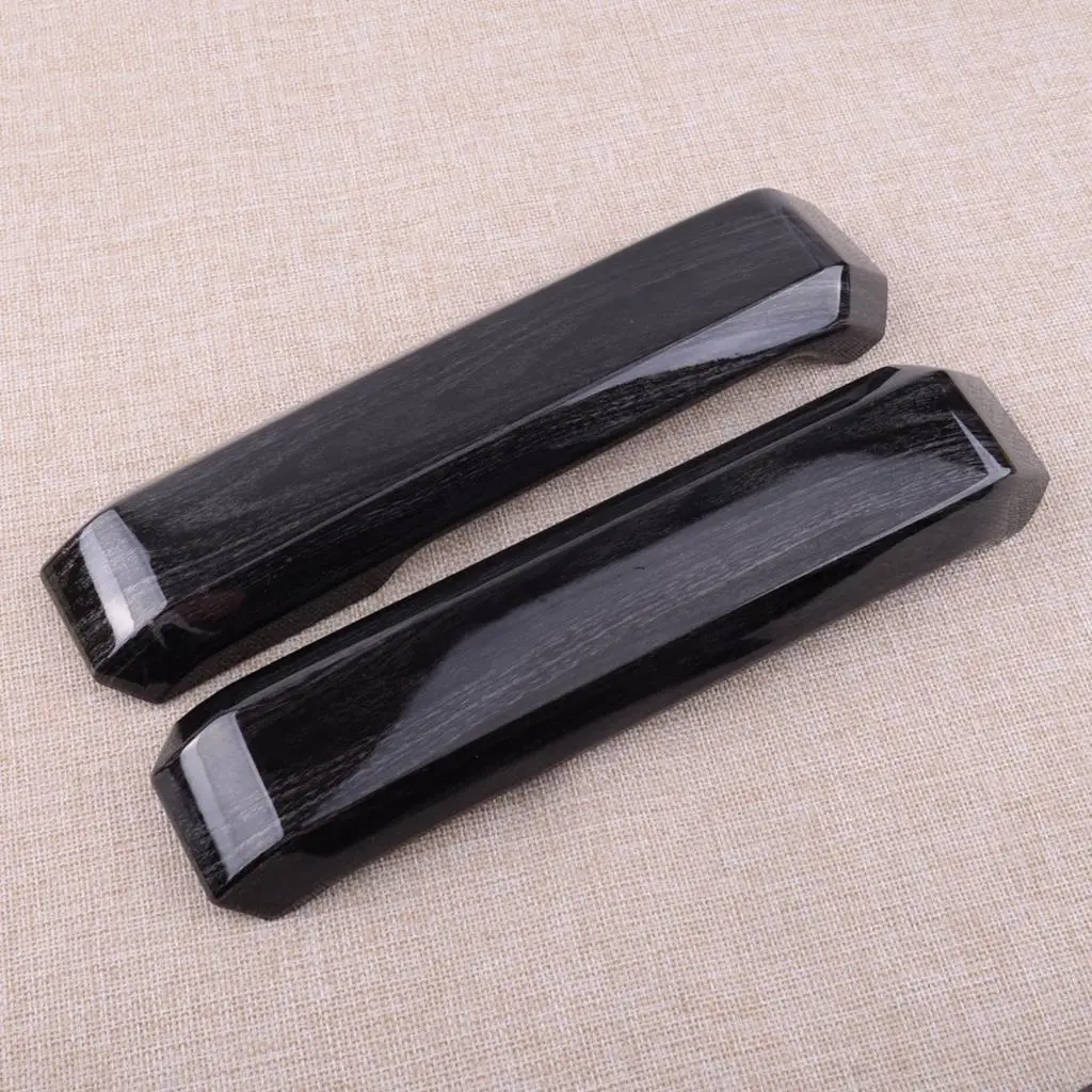 1 Set Black Wood Grain Car ABS Inner Interior Door Handle Covers Trims Fit For Ford F150 2015 2016 2017 2018 2019