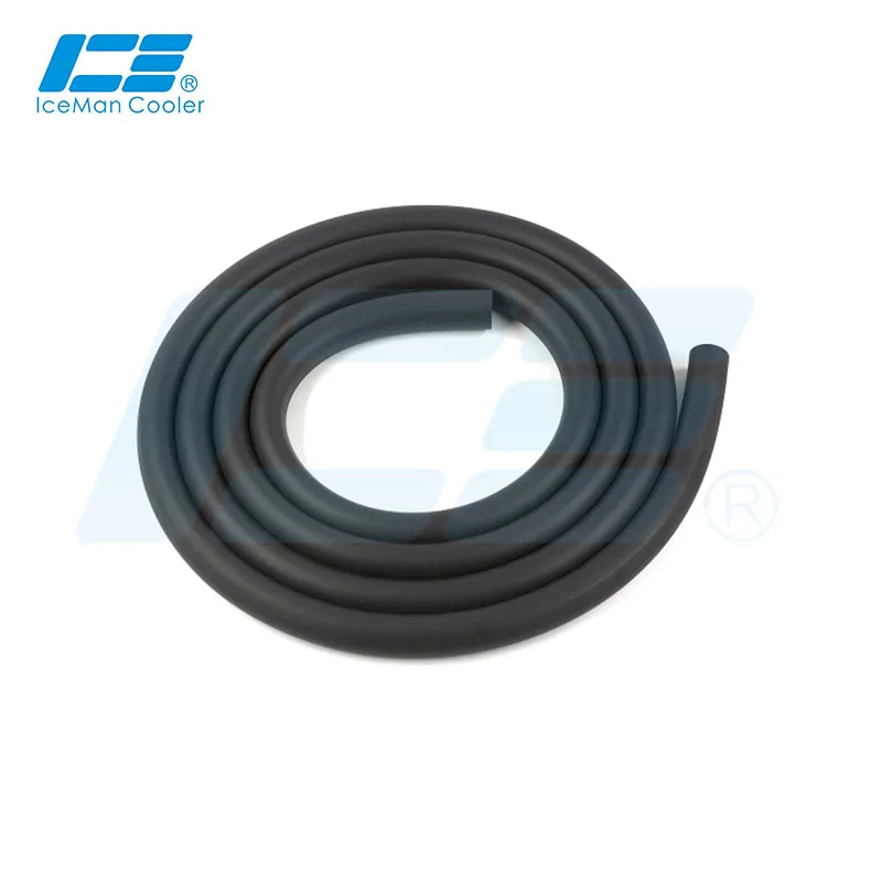 IceManCooler Φ8x14mm EPDM Matte Black Hose Tube For AI ,Server,Workstation,Computer Water Cooling Loop Build Soft Pipe,ICE STN