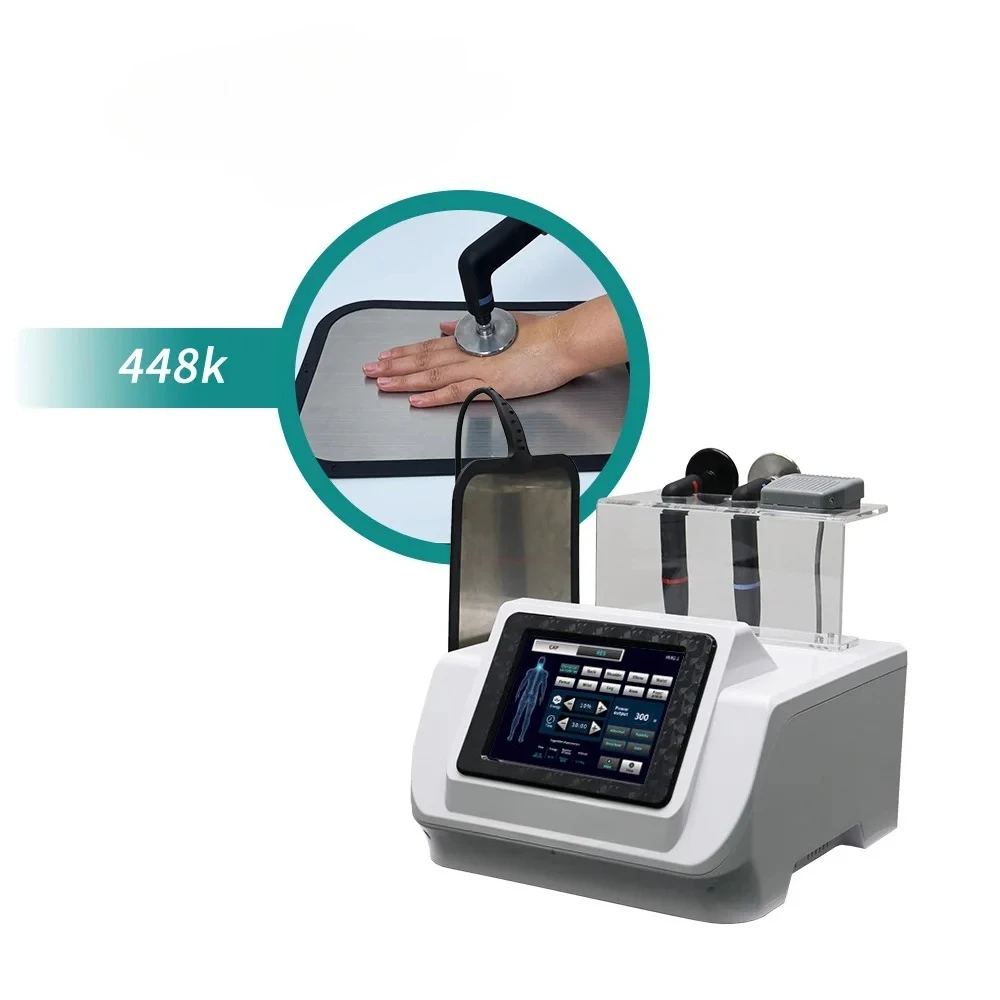 

New Thermal Radiation Therapy 448k RF Cet Retina 448k Machine Portable Tecar Therapy Weight Loss Therapy Diathermy Machine