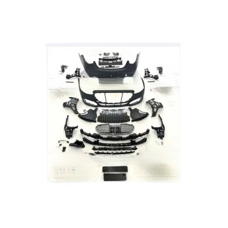 High Quality Front Bumper Body Kit For S Class W221 2006-2013 Upgrade To W223 2021-2023 Plastic Auto Replacement Parts