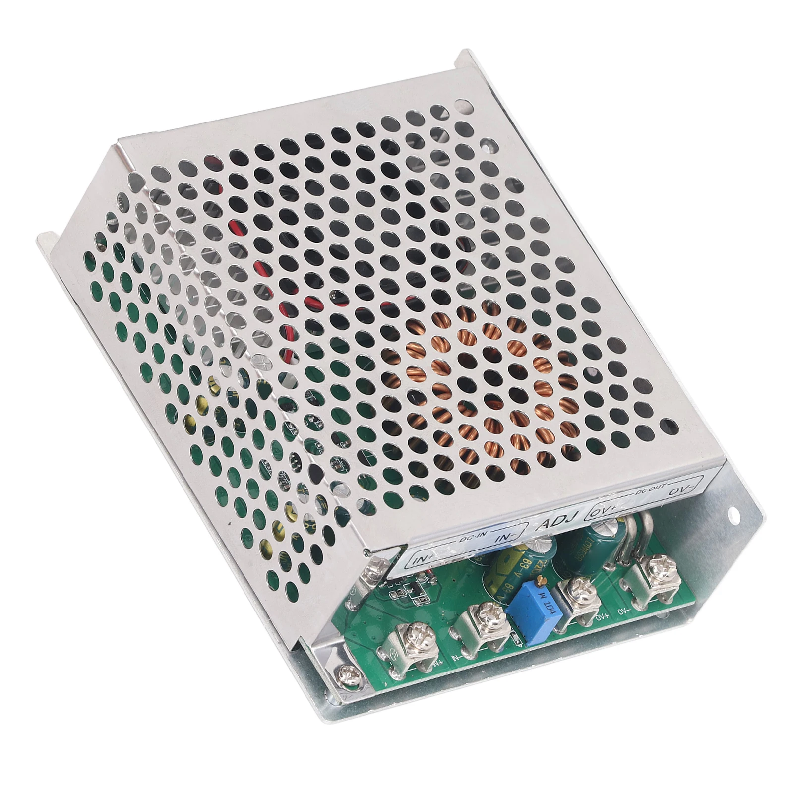 DC to DC Buck Module 50A 1000W DC25‑90V Input DC2.5‑50V Output Adjustable Buck Converter Module with Cooling Fan