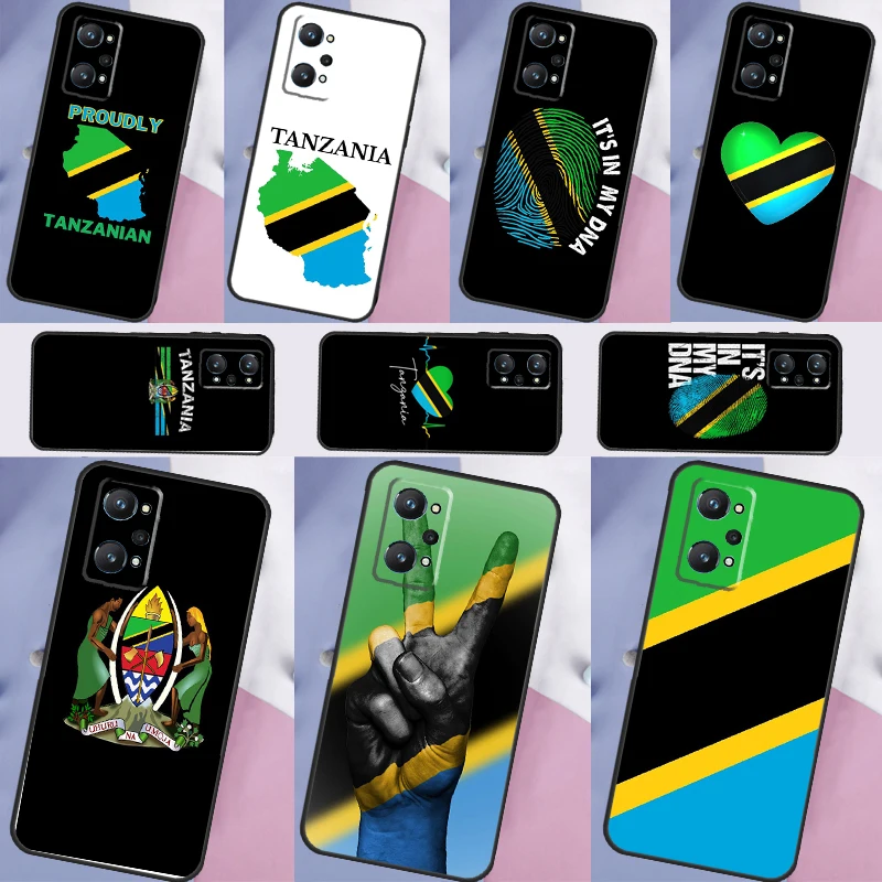 Tanzania Flag For Realme GT Neo 5 3 2 C55 C35 C33 C31 C30 C25 C21Y C15 C11 Realme 10 8 9 11 Pro Plus Case