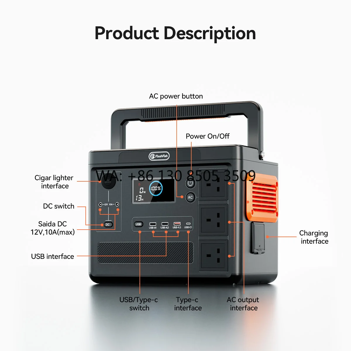 

Whole Home Electric Oupes Solar Generator 1000w 1200w Solargenerator Solar Off-grid Power Generation System
