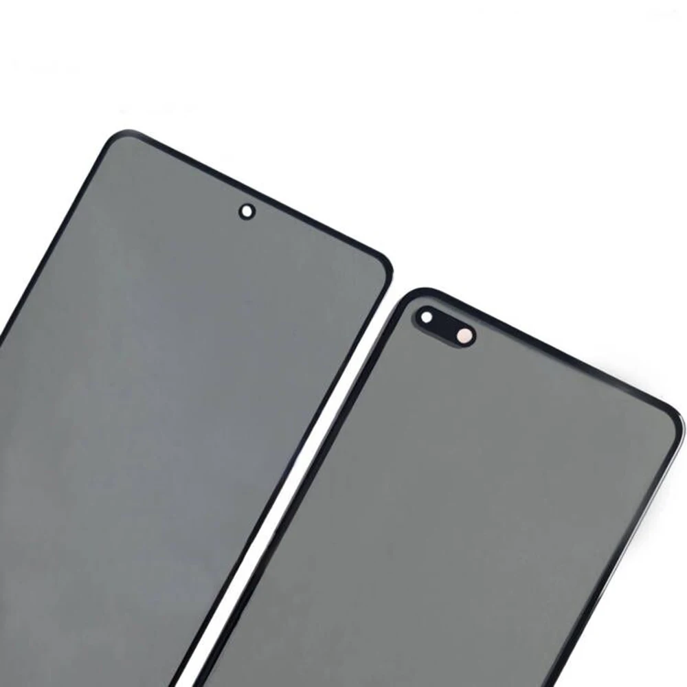Novecel 5pcs Front OCA Glass Lens+Glue Polarizer Film For Samsung S24 S23 Plus S21 S20 FE LCD Panel Screen Repair Replacement