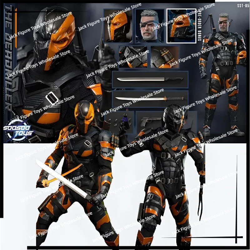 In Stock 1/6 Deathstroke, Mercenary of Death SST-058 Action Figure, Collectible Model, Ornament, Collectible Toys Gift Set
